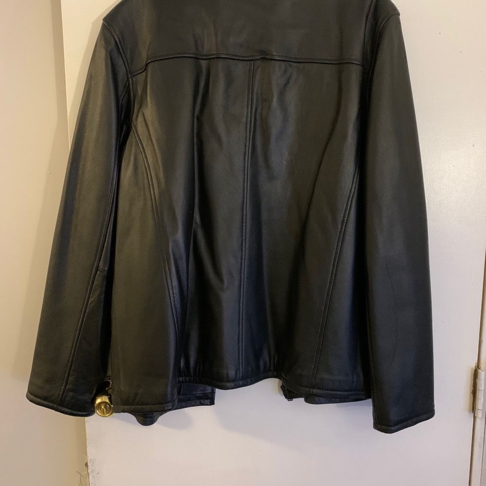 Black Leather Coat